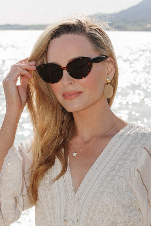 Cat Eye Tortoiseshell Sunglasses