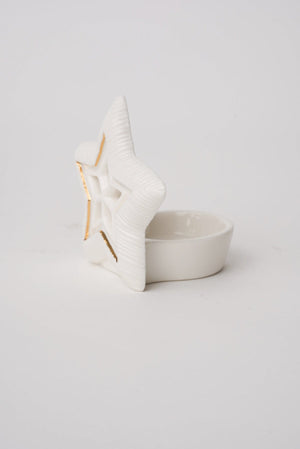 Carraig Donn Ceramic Star Christmas Tealight Candle Holder