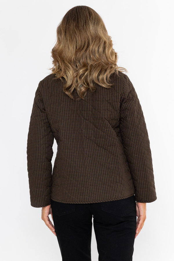 Carraig Donn Checked Quilted Jacket