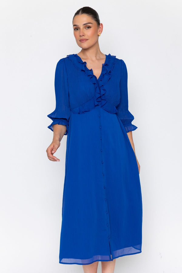 Carraig Donn Chiffon Long Sleeve Dress