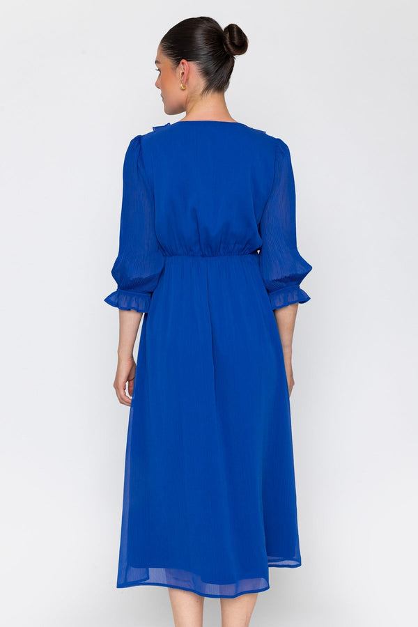 Carraig Donn Chiffon Long Sleeve Dress
