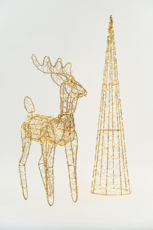 Carraig Donn Christmas Cone 90cm With 600 LED Lights