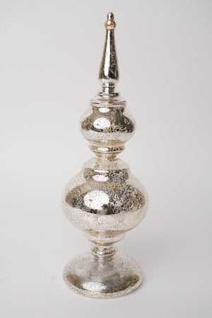Carraig Donn Christmas Glass Gold LED Sphere Decoration
