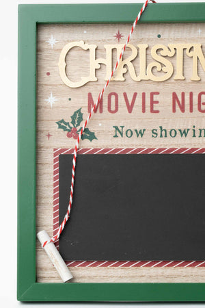 Carraig Donn Christmas Movie Night Plaque Decoration