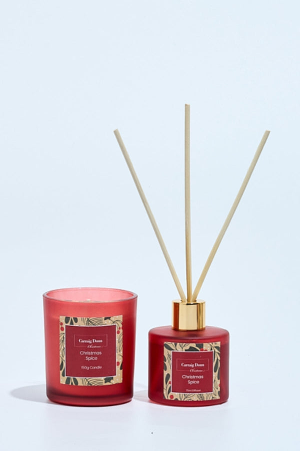 Carraig Donn Christmas Spice Candle & Diffuser Gift Set