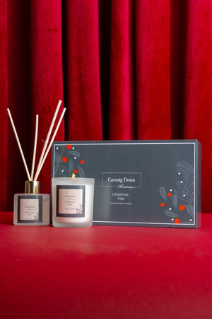 Carraig Donn Christmas Tree Candle & Diffuser Gift Set