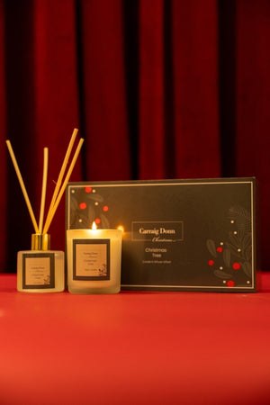 Carraig Donn Christmas Tree Candle & Diffuser Gift Set