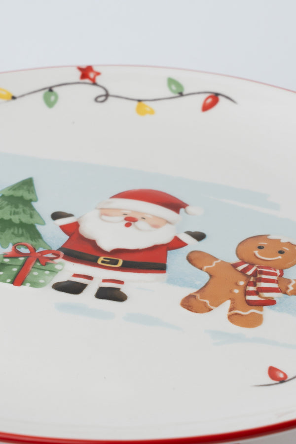 Carraig Donn Christmas Tree, Santa & Gingerbread Man Cake Stand
