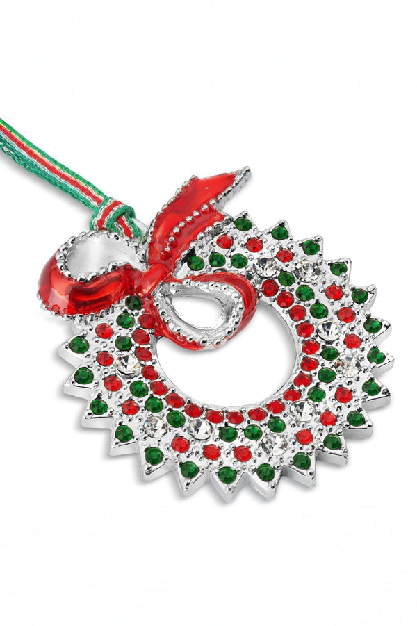 Carraig Donn Christmas Wreath With Bow Decoration