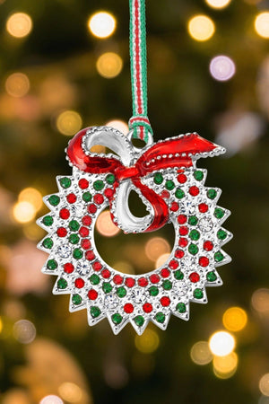 Carraig Donn Christmas Wreath With Bow Decoration