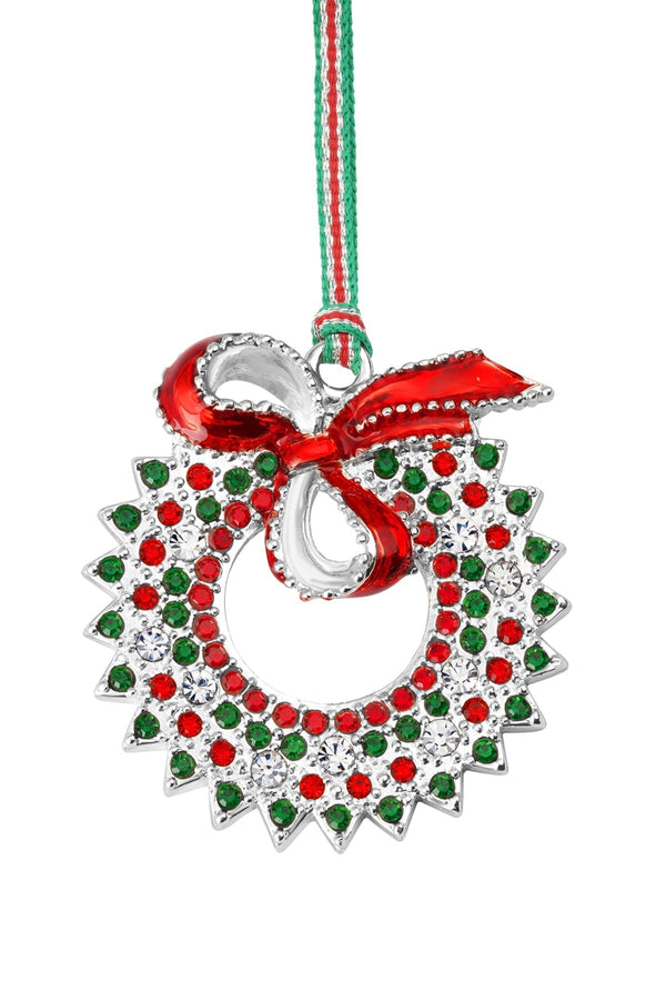 Carraig Donn Christmas Wreath With Bow Decoration