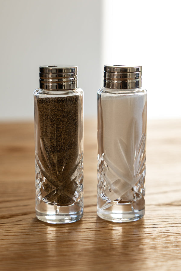 Carraig Donn Clear Glass Trinity Salt & Pepper Shaker Set