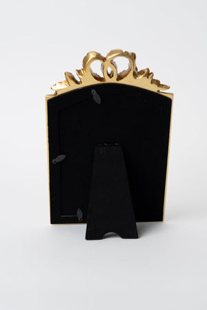 Carraig Donn Cleo Bow & Leaves Gold 5x7 Photo Frame