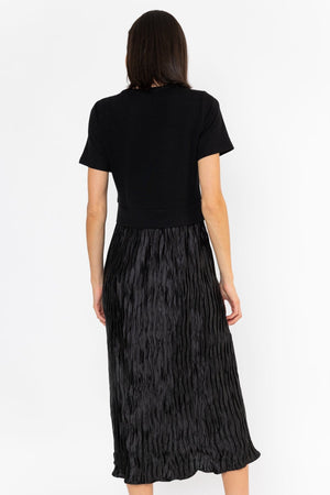 Carraig Donn Contrast Fabric Dress