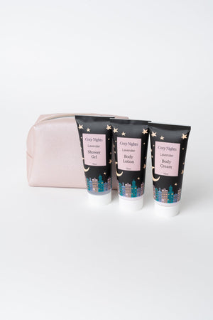 Carraig Donn Cosy Nights Lavender Shower Gift Set - Body Cream, Body Lotion & Shower Gel