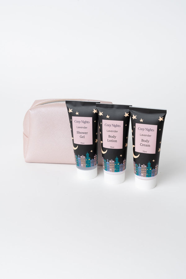 Carraig Donn Cosy Nights Lavender Shower Gift Set - Body Cream, Body Lotion & Shower Gel