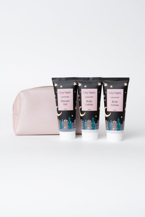 Carraig Donn Cosy Nights Lavender Shower Gift Set - Body Cream, Body Lotion & Shower Gel