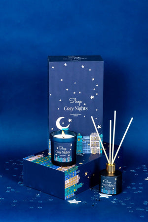Carraig Donn Cosy Nights Sleep Candle & Diffuser Gift Set