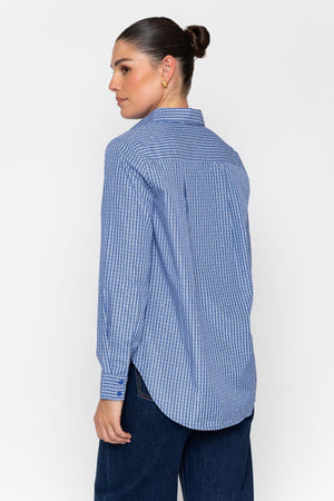 Carraig Donn Cotton Blend Check Shirt With Studs