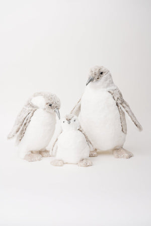 Carraig Donn Cream Large Penguin Christmas Decoration