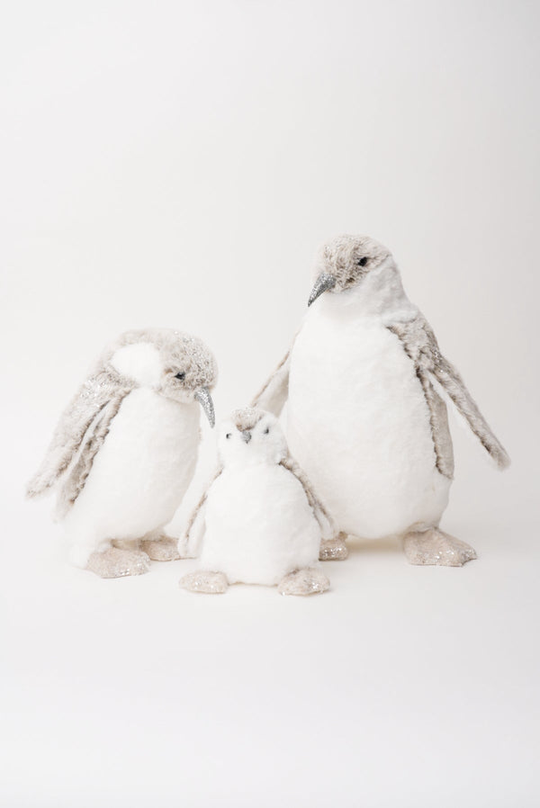 Carraig Donn Cream Large Penguin Christmas Decoration
