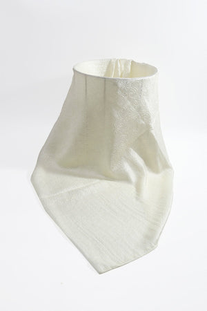 Carraig Donn Cream Silk Touch Floral Embossed Scarf