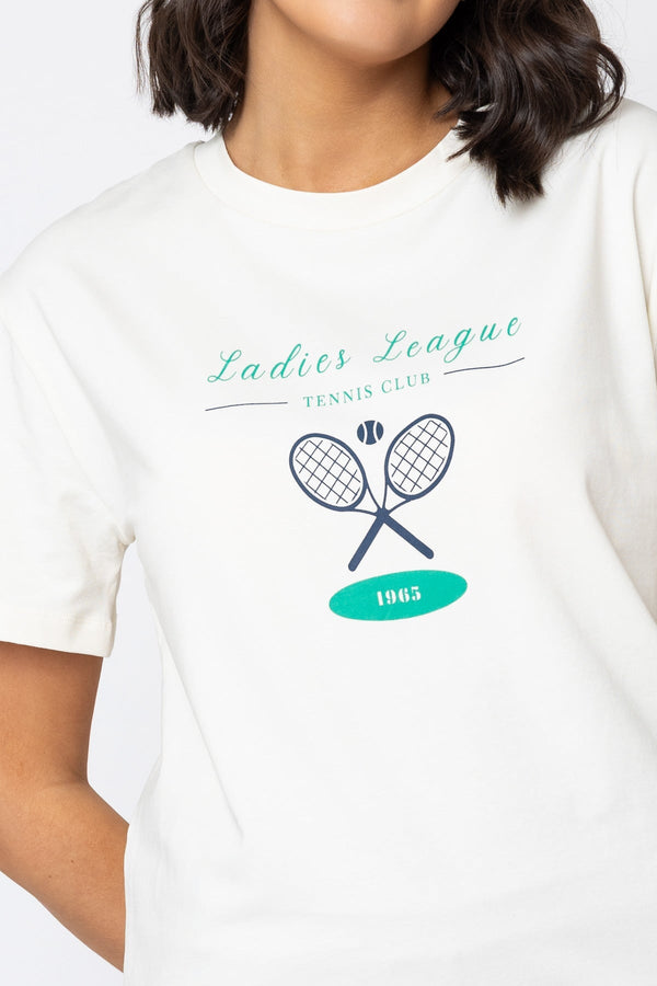 Carraig Donn Cream Tennis Club T-Shirt