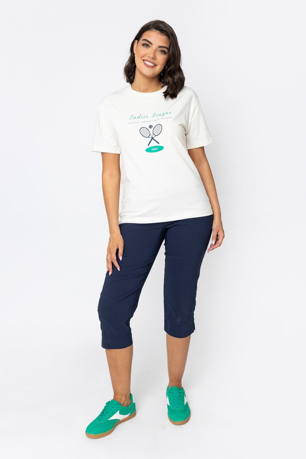 Carraig Donn Cream Tennis Club T-Shirt
