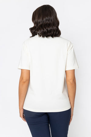 Carraig Donn Cream Tennis Club T-Shirt