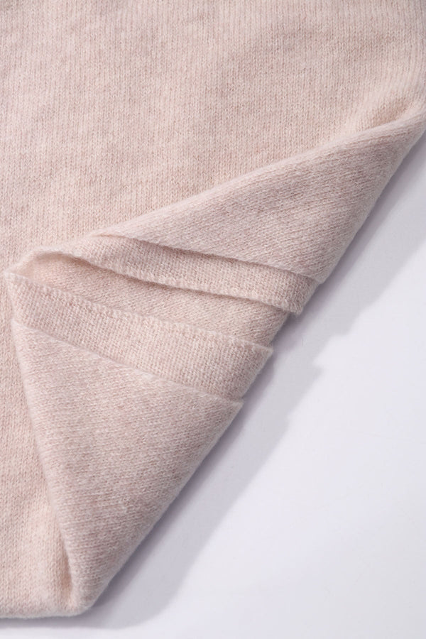 Carraig Donn Cream Viscose Wool Blend Neckerchief Triangle Scarf