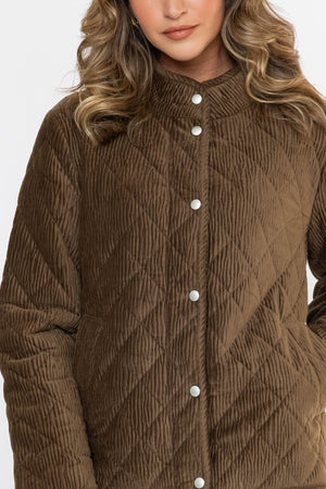 Carraig Donn Crinkle Cord Padded Jacket