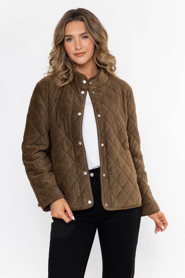 Carraig Donn Crinkle Cord Padded Jacket