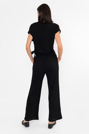 Carraig Donn Crinkle Wide Leg Trousers