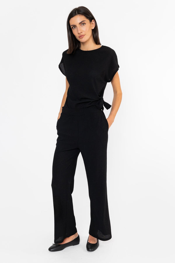 Carraig Donn Crinkle Wide Leg Trousers