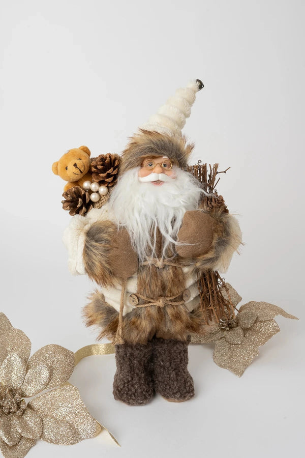 Carraig Donn Decadent Scandinavian Santa H120cm Christmas Decoration