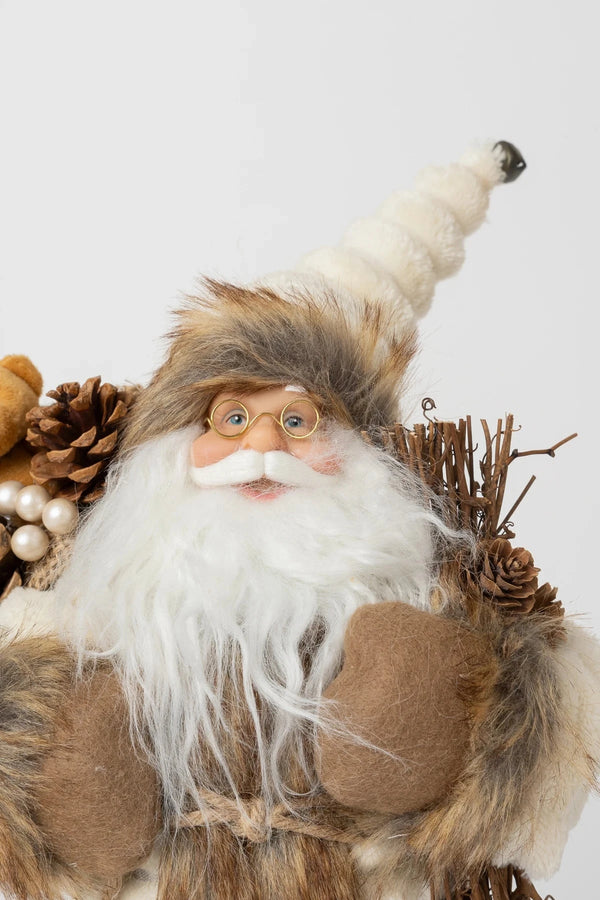Carraig Donn Decadent Scandinavian Santa H80cm Christmas Decoration