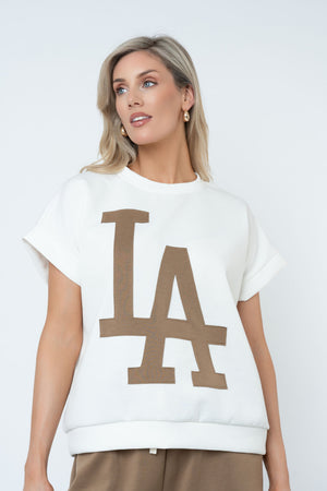 Carraig Donn Ecru Sweatshirt Top