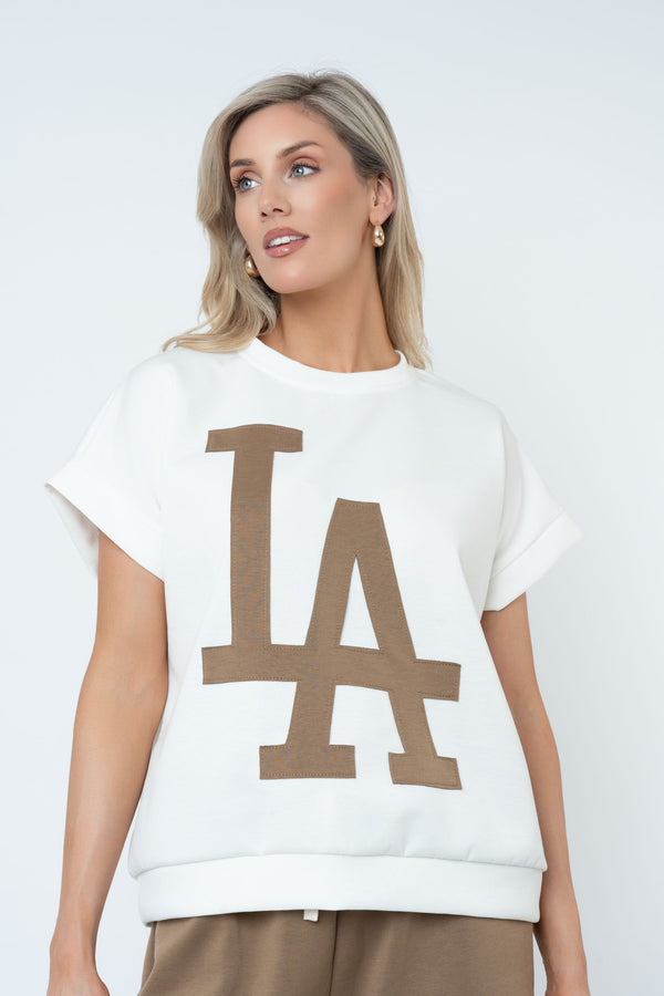 Carraig Donn Ecru Sweatshirt Top