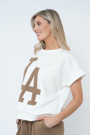 Carraig Donn Ecru Sweatshirt Top