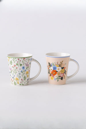 Carraig Donn Ella Set Of 4 Flower Mugs