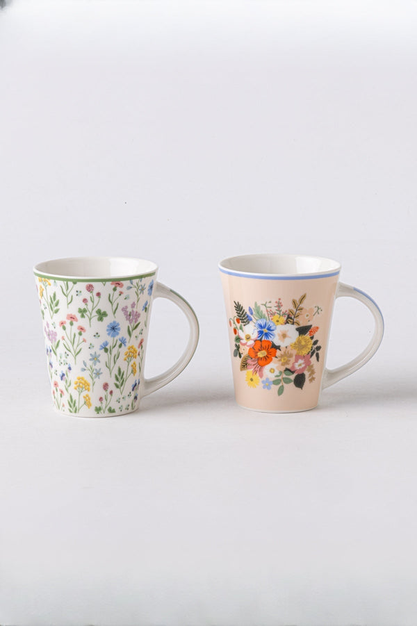 Carraig Donn Ella Set Of 4 Flower Mugs