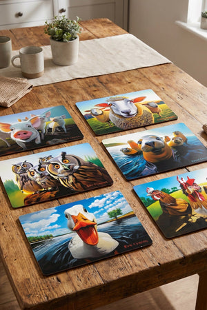 Carraig Donn Eoin O Connor Beyond The Herd Set of 6 Placemats