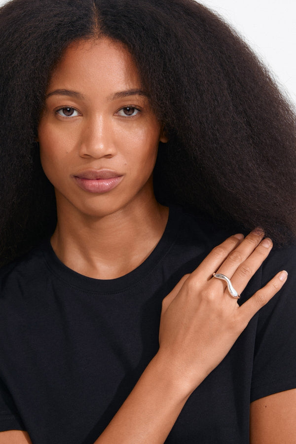 Carraig Donn Evon Silver Double Ring