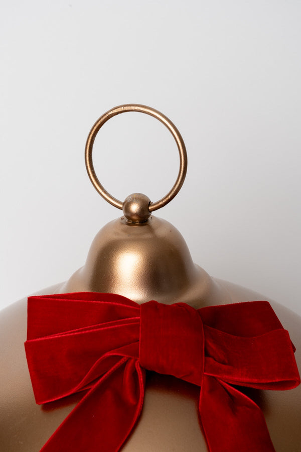 Carraig Donn Extra Large Gold Metal Cut Out Christmas Bell H50cm Decoration