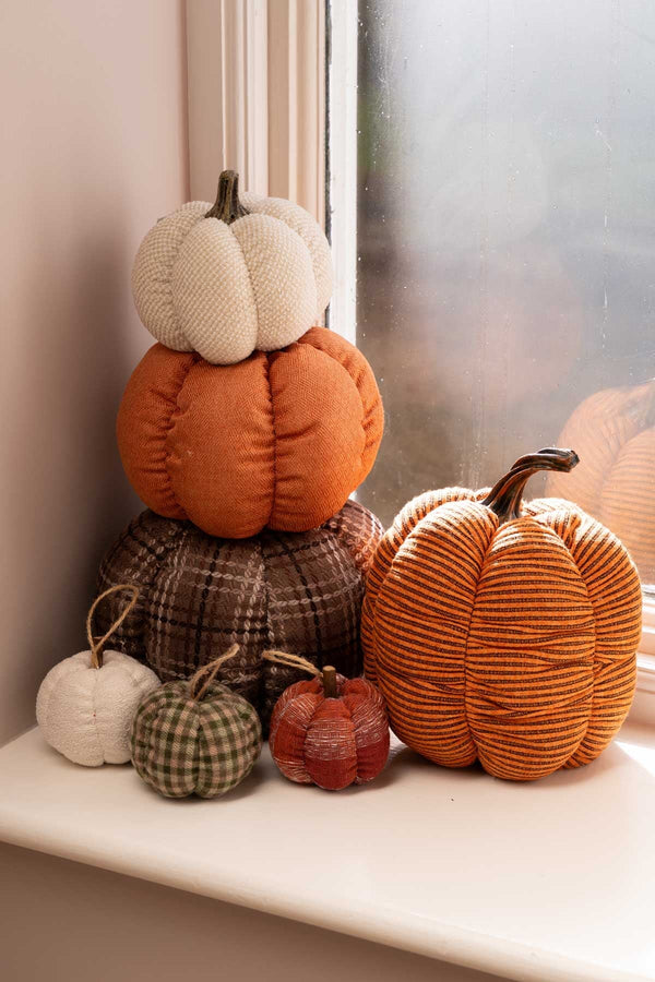 Carraig Donn Fabric Halloween Pumpkin Stack