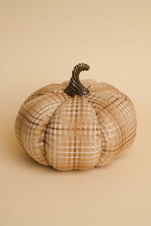 Carraig Donn Fabric Plaid Halloween Pumpkin