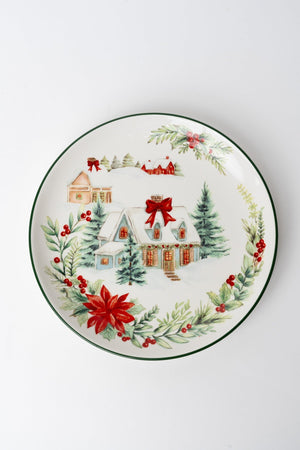 Carraig Donn Festive Scene Christmas Plate
