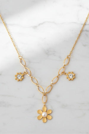 Carraig Donn Floral Charm Necklace