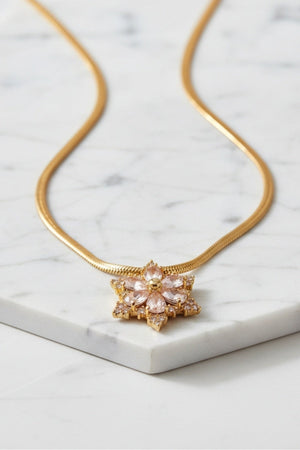 Carraig Donn Floral Crystal Pendant