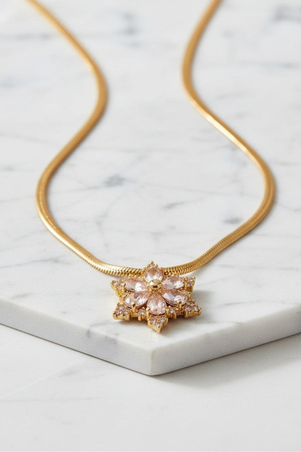 Carraig Donn Floral Crystal Pendant